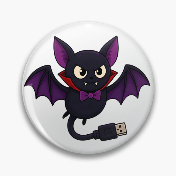 Item preview, USB Vampire Bat Tech Halloween designed and sold by aysenism.