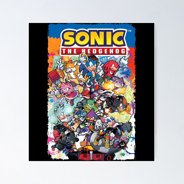 Item preview, Sonic The Hedgehog Comic Cover Collection designed and sold by cutezodiac.