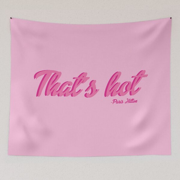 Item preview, "That's Hot" Paris Hilton Text Print designed and sold by niamhburke16.