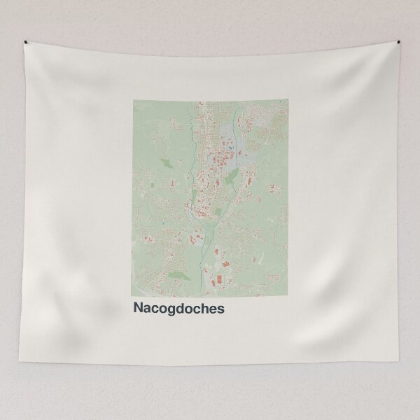 Item preview, Nacogdoches Minimalistic Map Art designed and sold by MapsNerd.