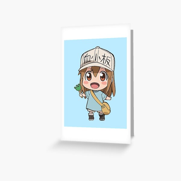 Cells at Work- Red Blood Cell Greeting Card for Sale by Chibify