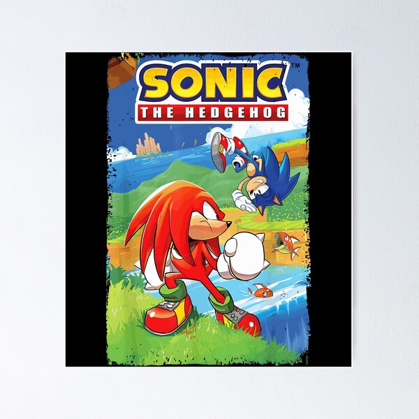 Item preview, Sonic The Hedgehog Comic Cover Aesthetic designed and sold by cutezodiac.