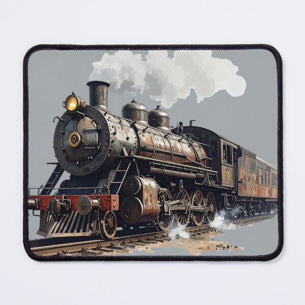 Item preview, Classic steam locomotive with transparent steam designed and sold by LiskoDesign.