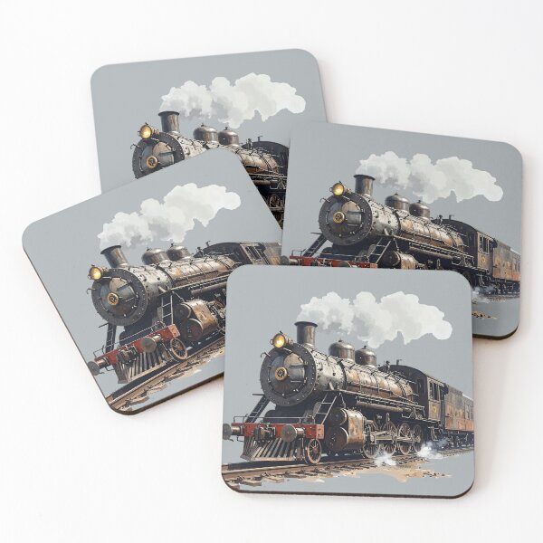 Item preview, Classic steam locomotive with transparent steam designed and sold by LiskoDesign.