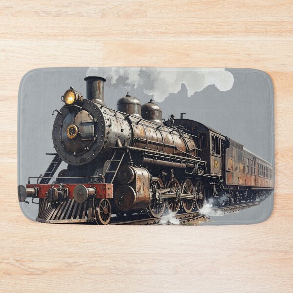 Item preview, Classic steam locomotive with transparent steam designed and sold by LiskoDesign.