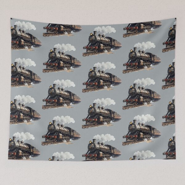 Item preview, Classic steam locomotive with transparent steam designed and sold by LiskoDesign.