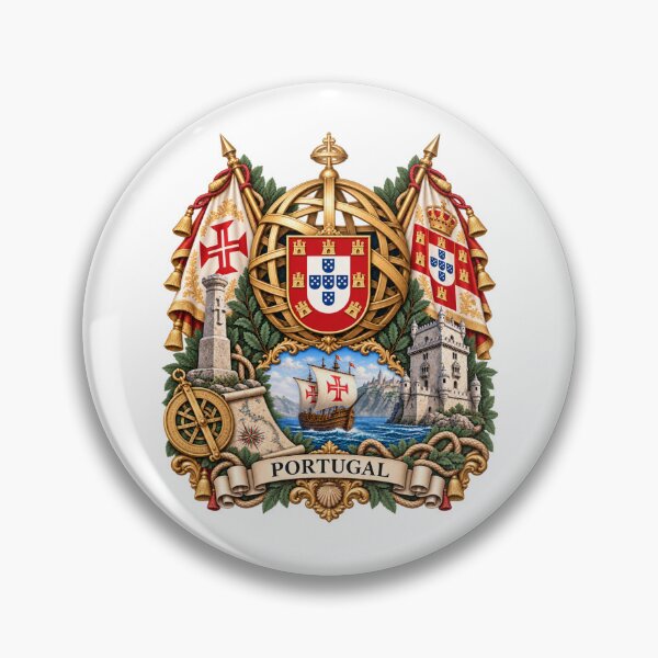 Item preview, Portugal Armillary Sphere Maritime Heritage Grand Emblem designed and sold by Larkfound Studio.
