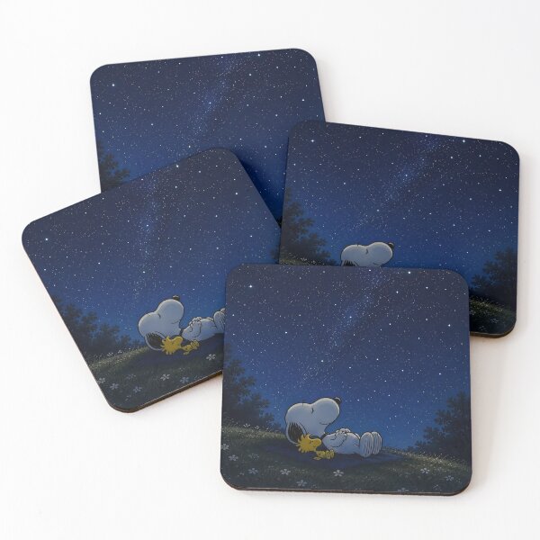 Item preview, Stargazing Snoopy & Woodstock designed and sold by COFFEEWITHARTS.