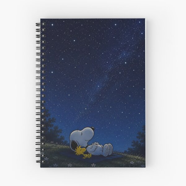 Item preview, Stargazing Snoopy & Woodstock designed and sold by COFFEEWITHARTS.