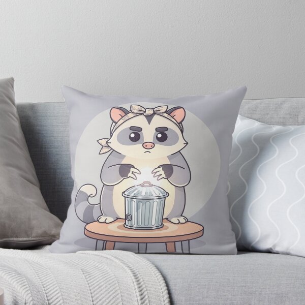 Item preview, Possum Fortune Teller Reading the Crystal Trash Ball designed and sold by PictorialWhimsy.