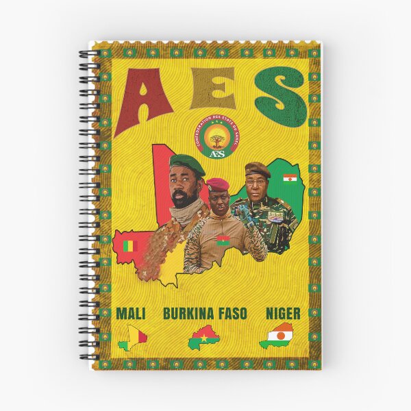 Item preview, AES Alliance of Sahel States Mali Burkina Faso Niger - Assimi Goïta, Ibrahim Traoré, and Abdourahamane Tchiani designed and sold by Youngkev-arts.
