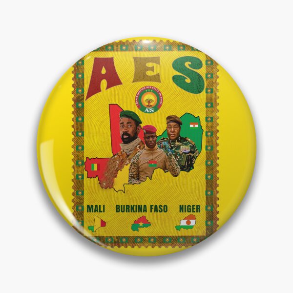 Item preview, AES Alliance of Sahel States Mali Burkina Faso Niger - Assimi Goïta, Ibrahim Traoré, and Abdourahamane Tchiani designed and sold by Youngkev-arts.