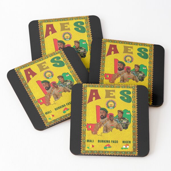 Item preview, AES Alliance of Sahel States Mali Burkina Faso Niger - Assimi Goïta, Ibrahim Traoré, and Abdourahamane Tchiani designed and sold by Youngkev-arts.