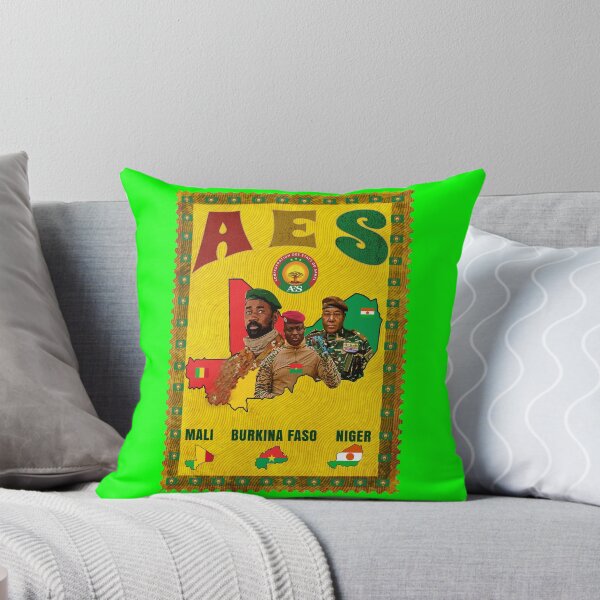 Item preview, AES Alliance of Sahel States Mali Burkina Faso Niger - Assimi Goïta, Ibrahim Traoré, and Abdourahamane Tchiani designed and sold by Youngkev-arts.