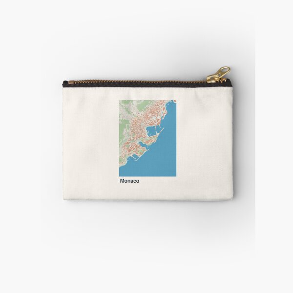 Artikelvorschau, Minimalistische Kartenkunst aus Monaco entworfen und verkauft von MapsNerd.