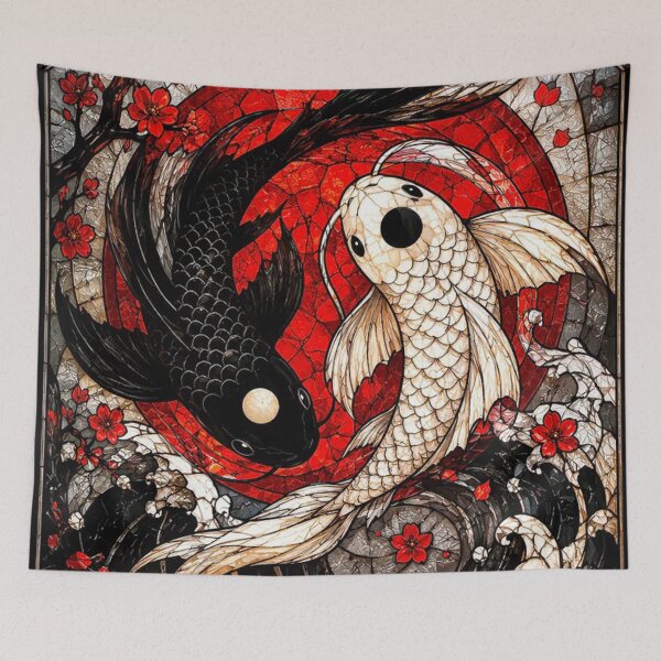 Item preview, Koi Fish Yin Yang Design designed and sold by gloriacorear.