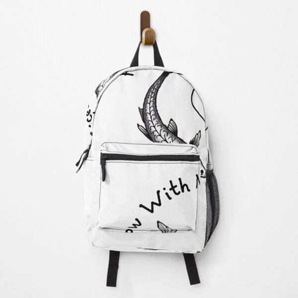 Item preview, Flow With Me, Pisces Moon - Bold Black Ink Fish Design designed and sold by Qubivibe.