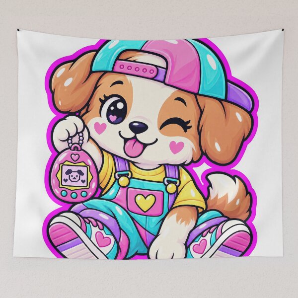 Item preview, Cozy 90s Virtual Pet Puppy designed and sold by The198X.