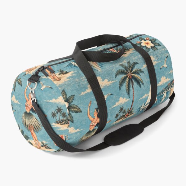 Item preview, Old Retro Hawaii – Vintage Hula & Tropical Island Pattern | +91BIRD designed and sold by Plus91BIRD.