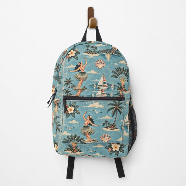 Item preview, Old Retro Hawaii – Vintage Hula & Tropical Island Pattern | +91BIRD designed and sold by Plus91BIRD.