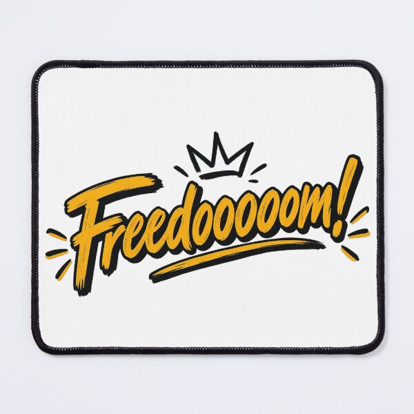 Item preview, Freedoooooom! – Bold Freedom Typography T-Shirt Design designed and sold by LarkLeaf.