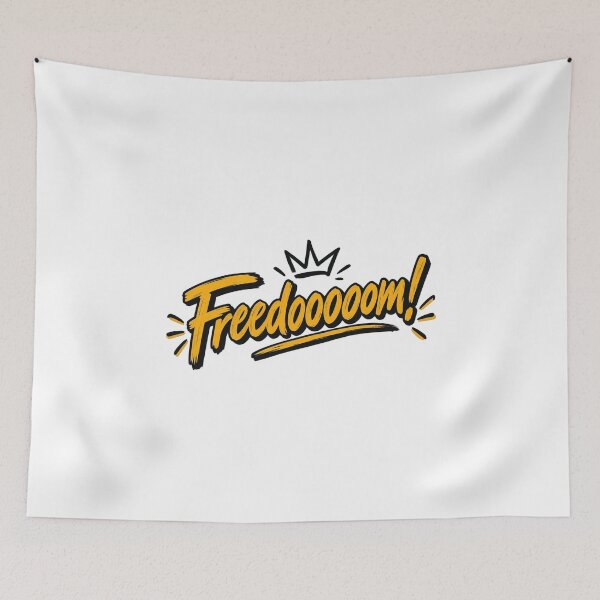 Item preview, Freedoooooom! – Bold Freedom Typography T-Shirt Design designed and sold by LarkLeaf.