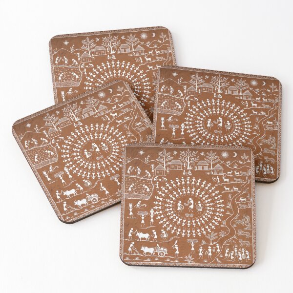 Item preview, Warli Tribal Art: Celebration of Life and Nature | Indian Art  designed and sold by Sakshiartwork.