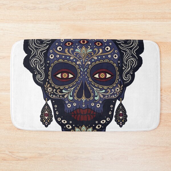 Item preview, Catrina Colorful Sugar Skull Illustration designed and sold by  Ojo de Lilith.