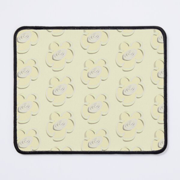 Item preview, Minimalist Cream 3D Flower Pattern designed and sold by CaramelCo.