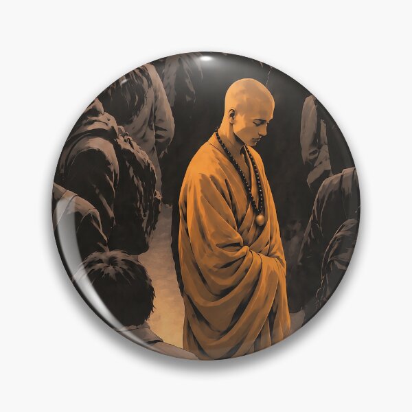 Item preview, Stillness Among the Many — Monk in the Crowd designed and sold by SacredLensV.