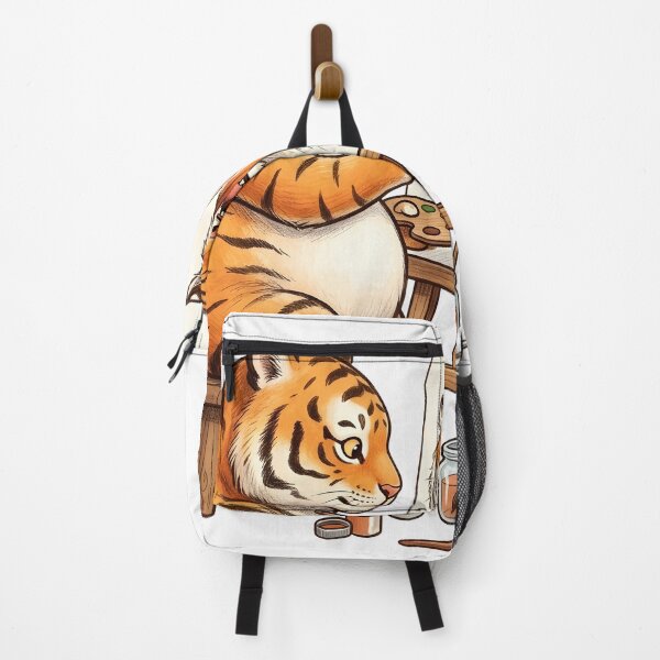 Item preview, The Potbelly Tiger's Self-Portrait designed and sold by Dhenin Studio.