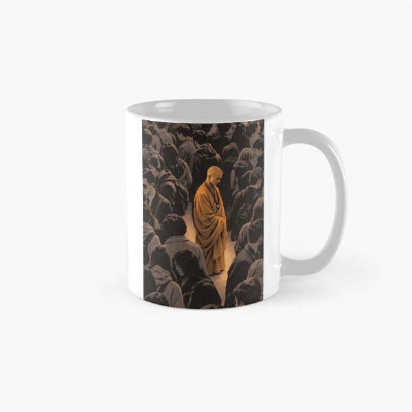 Item preview, Stillness Among the Many — Monk in the Crowd designed and sold by SacredLensV.