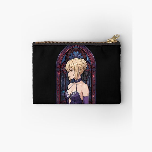 Item preview, Saber Alter Fate Stay Night Purple Gothic Stained Glass designed and sold by mildaclairmo.
