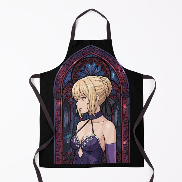 Item preview, Saber Alter Fate Stay Night Purple Gothic Stained Glass designed and sold by mildaclairmo.