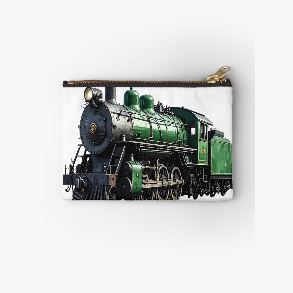 Item preview, Classic steam locomotive in green, without tracks designed and sold by LiskoDesign.