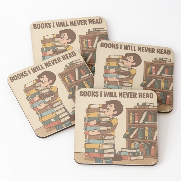 Item preview, Department of Buying Books I'll Never Read designed and sold by PictorialWhimsy.