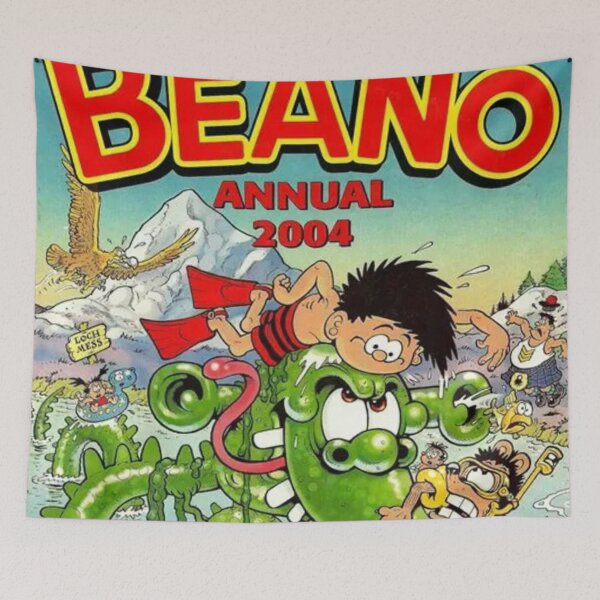 Item preview, Beano Comic Book Beano Cover Art Original Custom Vintage Movie Poster designed and sold by Cool Robot Bro..