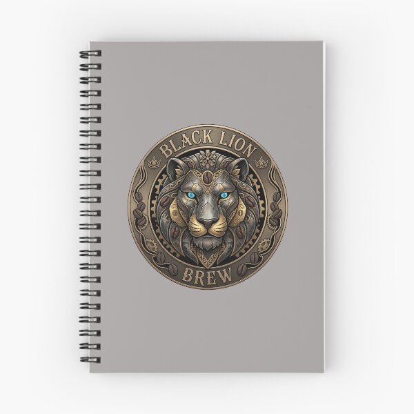 Item preview, Black Lion Brew Badge Mecha Robot Design-84 designed and sold by IsaacKelly2121.