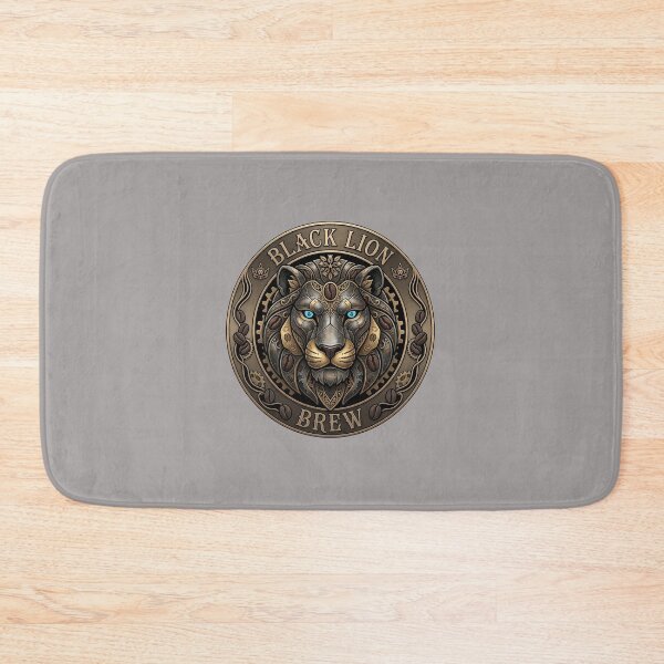 Item preview, Black Lion Brew Badge Mecha Robot Design-84 designed and sold by IsaacKelly2121.
