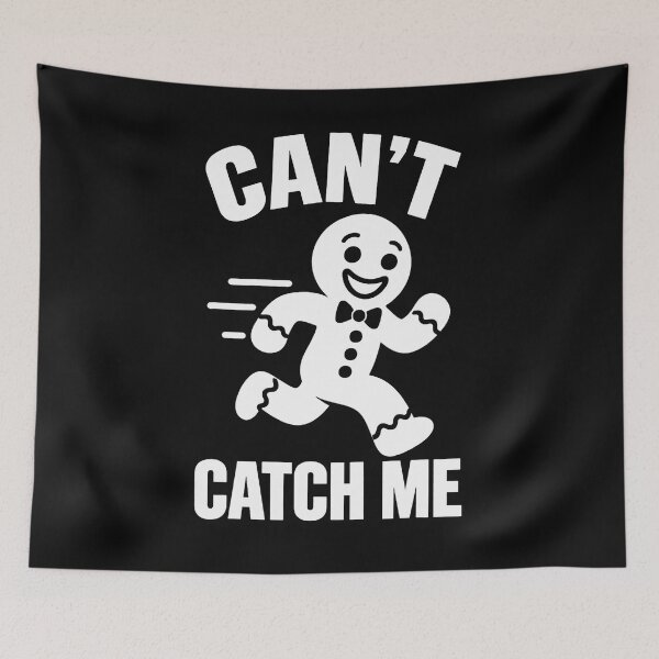 Item preview, Can'T Catch Me Funny Gingerbread Man Christmas Running designed and sold by darriahad.