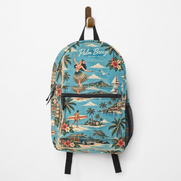 Item preview, Old Retro Hawaii – Vintage Hula & Tropical Island Pattern 2 +91BIRD designed and sold by Plus91BIRD.