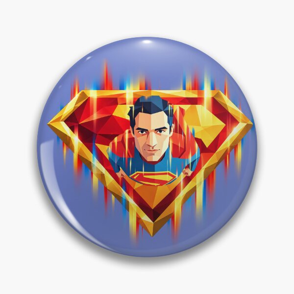 Item preview, Superman - Geometric Pattern designed and sold by Presents For The Dead.