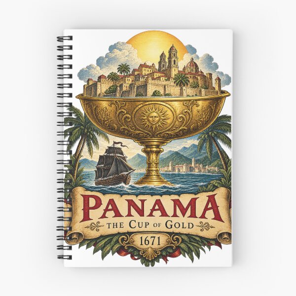 Item preview, Panama — The Cup of Gold — 1671 designed and sold by Past in Threads.