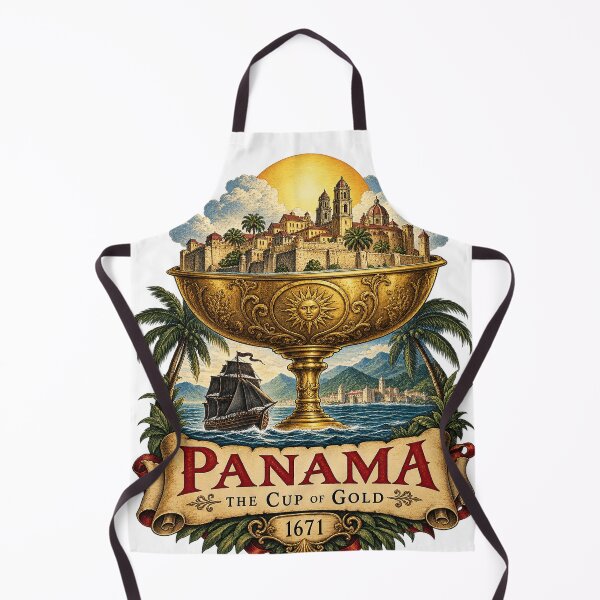 Item preview, Panama — The Cup of Gold — 1671 designed and sold by Past in Threads.