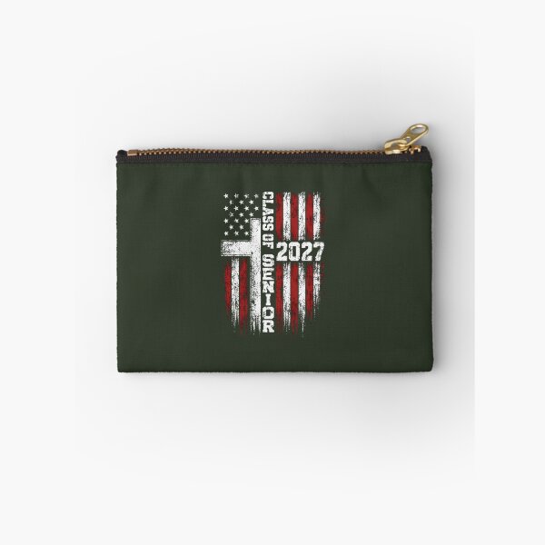 Item preview, Camiseta extragrande de graduación con la bandera estadounidense y la cruz de la promoción de 2027 de Christian Senior designed and sold by OfGivingArt.