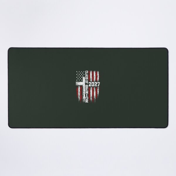 Item preview, Christian Senior Class Of 2027 American Flag Cross Graduation Oversized T-Shirt designed and sold by OfGivingArt.