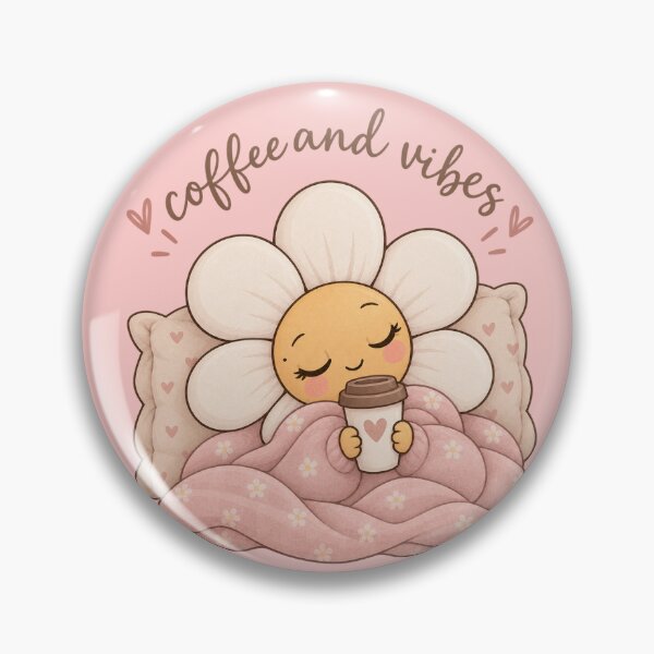 Item preview, Coffee and Vibes – Cozy Daisy designed and sold by Daisylazyshopy.