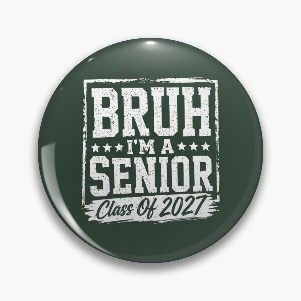 Item preview, Bruh I_m A Senior Class Of 2027 Funny High School Graduation Oversized T-Shirt designed and sold by OfGivingArt.