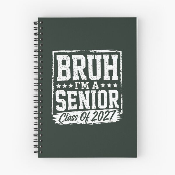 Item preview, Bruh I_m A Senior Class Of 2027 Funny High School Graduation Oversized T-Shirt designed and sold by OfGivingArt.