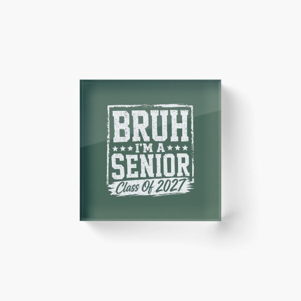 Item preview, Camiseta extragrande divertida de graduación de instituto "Bruh I_m A Senior Class Of 2027" designed and sold by OfGivingArt.